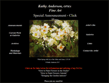 Tablet Screenshot of kathyandersonstudio.com